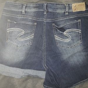 Silver brand shorts